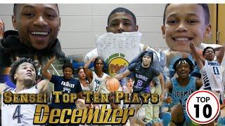 Sensei Hoops December Top 10 Plays feat. Jalen Green, Cincere Scott, Myles Tate, and more‼️