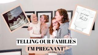 Telling Our Families I'm Pregnant! *Emotional*