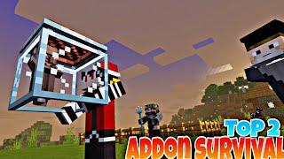 TOP 2 ADDON MCPE UNTUK SURVIVAL WORK V 1.16++ | Syaputra D.S.