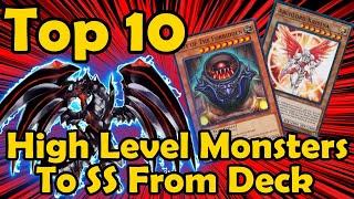 Top 10 Best High Level Monsters to Special Summon From the Deck in YuGiOh