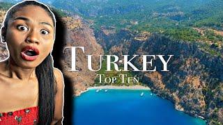 Top 10 Places To Visit In Turkey - 4K Travel Guide | Reaction