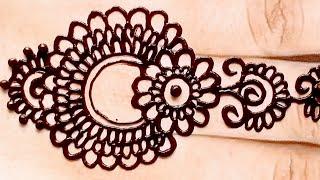VERY BEAUTIFUL LATEST FLORAL ARABIC HENNA MEHNDI DESIGN FOR BACK HAND #shorts