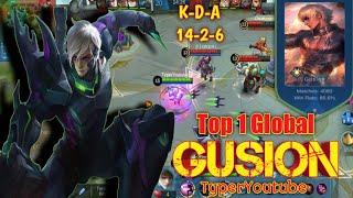 GUSION TOP 1 GLOBAL | Super Fast Hand | TyperYoutube