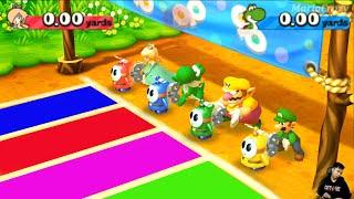 Mario Party The Top 100 Minigames - Yoshi vs Rosalina vs Wario vs Luigi | MARIO CRAZY