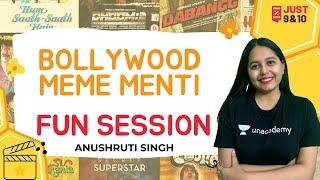 Bollywood Meme Menti | Fun Session | Just 9th  and 10th | Anushruti Singh