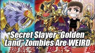 Secret Slayer "Golden Land" Zombies Are WEIRD! Trap Monsters, Negate, and CRAZY Win Condition Card!?