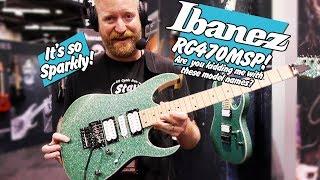 Ibanez Rg470MSP - Turquoise SPARKLE & mother of TOILET SEAT binding!  