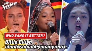 Who sang Billie Eilish' "idontwannabeyouanymore" better?