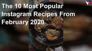 10 most popular Instagram recipes from February 2020