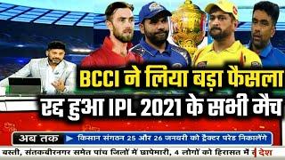 Ipl 2021: आईपीएल 2021 के सभी मैच रद्द, कोरोना के चलते बीसीसीआई का बड़ा फैसला