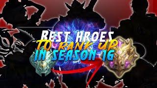 Use these Heroes to RANK Up to MYTHIC EASILY | Best Heroes for SOLO RANK | Mobile Legends Bang Bang