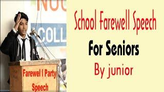 school farewell speech for seniors