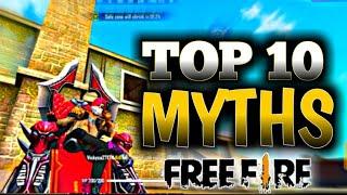 Top 10 Mythbusters in FREEFIRE BattleGround | FreeFire MYTH