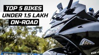 Top 5 Best Bikes Under 1.5 Lakhs On Road Price | Best 5 Bikes Under 1.5 Lakhs - K2K Motovlogs