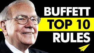 Warren Buffett's Top 10 Rules For Success (@WarrenBuffett)