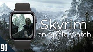 Playing Skyrim on Apple Watch, kind of