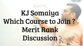 KJ Somaiya PGDM Courses | Which course to join ? | Merit Rank Move for Courses