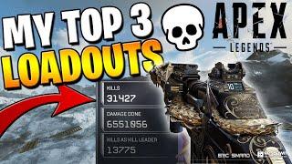 Using My TOP 3 BEST Weapon Loadouts To FRY! (Apex Legends PS4)