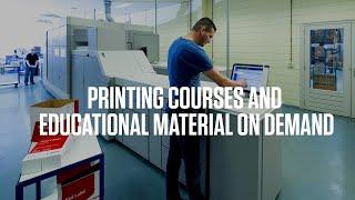 Printing course and educational material on demand