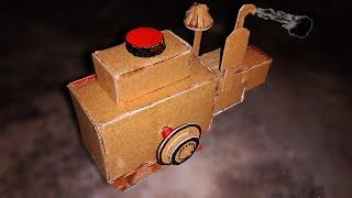 How To Make Diesel Engine Model | School Science Project | DIY Mini Diesel Engine From Cardboard