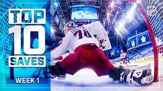 Top 10 Saves from Week 1 of the NHL's Return to Play