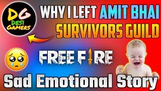 Why I Left Survivors Guild of Desi Gamers - Amit Bhai | Complete Story | No More SRV JASWANT |