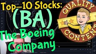 Top 10 Stocks: BA Boeing airplanes, #10 most popular