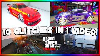 *SOLO* 10 GTA Glitches In 1 Video After 1.58! - The Best GTA 5 Glitches All In 1 Video