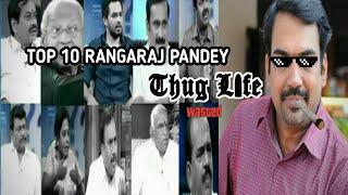 Top 10 Rangaraj Pandey THUG LIFE Tamil