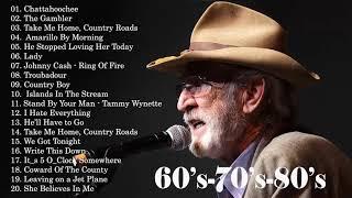 Top 100 Best Classic Country Songs Of 60s,70s, 80s Playlist - Old Country Music Of All Time