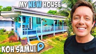 I Moved into a Tiny Thai Blue House on Koh Samui 