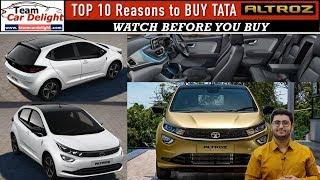 Tata Altroz - Top 10 Reasons to buy over Rivals | Altroz vs i20 vs Baleno vs Glanza vs Polo vs Jazz