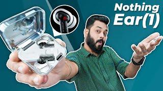 Nothing ear (1) Unboxing And First Impressions ⚡ Transparent Design, 11.6mm Driver,ANC & More @₹5999