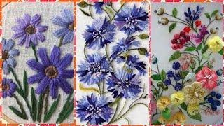 Top Creative Hand Embroidery Flowers Patterns Designs Ideas