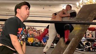 SUPER HUMMAN REKTS GRIM IN TABLE MATCH (ECW MICK FOLEY STYLE)