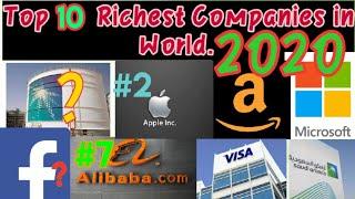 TOP 10 RICHEST COMPANY IN THE WORLD IN 2020  ||  Duniya 10 sabse dhani companiya ||  smart GLOBE