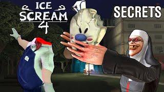 TOP 10 Secrets Of ICE SCREAM 4 Rod's Factory