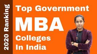 Top Government MBA colleges in India | Best Government MBA colleges in India - Review 2020