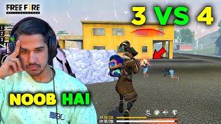 Ajjubhai and Amitbhai Vs Psycho Legend 3 Vs 4 Best Clash Squad Gameplay - Garena Free Fire