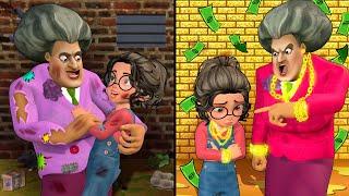 RICH VS POOR MOM - Who is the Best MOM?? - Scary Teacher 3D Animation | BuzzStar