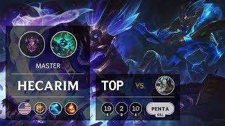 Hecarim Top vs Tryndamere - NA Master Patch 10.1