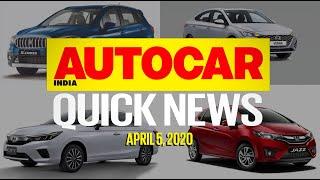 2020 Verna price, New Honda City Crash Test, Car Sales Plummet and more | Quick News | Autocar India