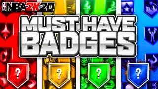 MUST HAVE BADGES for EVERY POSITION & ARCHETYPE in NBA 2K20 - BEST TIPS & TRICKS!