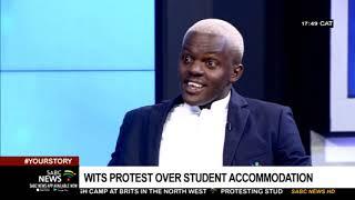 Reaction to Wits accommodation protest: Thabo Shingange