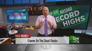 Jim Cramer: Money managers are rotating from cyclical to cloud stocks to cope with slowing growth