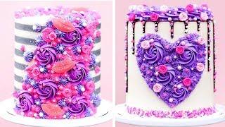 New 100% Trendy Colorful Cake Decorating Tutorial | Beautiful Cake Decorating For Girl Friend