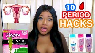 10 PERIOD TIPS/TRICKS GIRLS NEED TO KNOW!