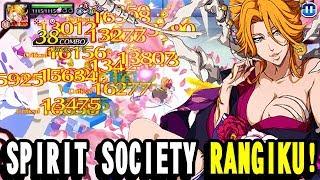 TOP 5 MIND CHARACTER! SPIRIT SOCIETY RANGIKU SHOWCASE! Bleach Brave Souls!