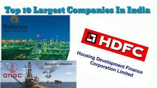 Top 10 Largest Company In India By Commercial Capital !! Reliance,HDFC Infosys,,