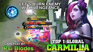Annoying Support With Insane Damage. Top 1 Global Carmilla by Psi Blades ~ Mobile Legends